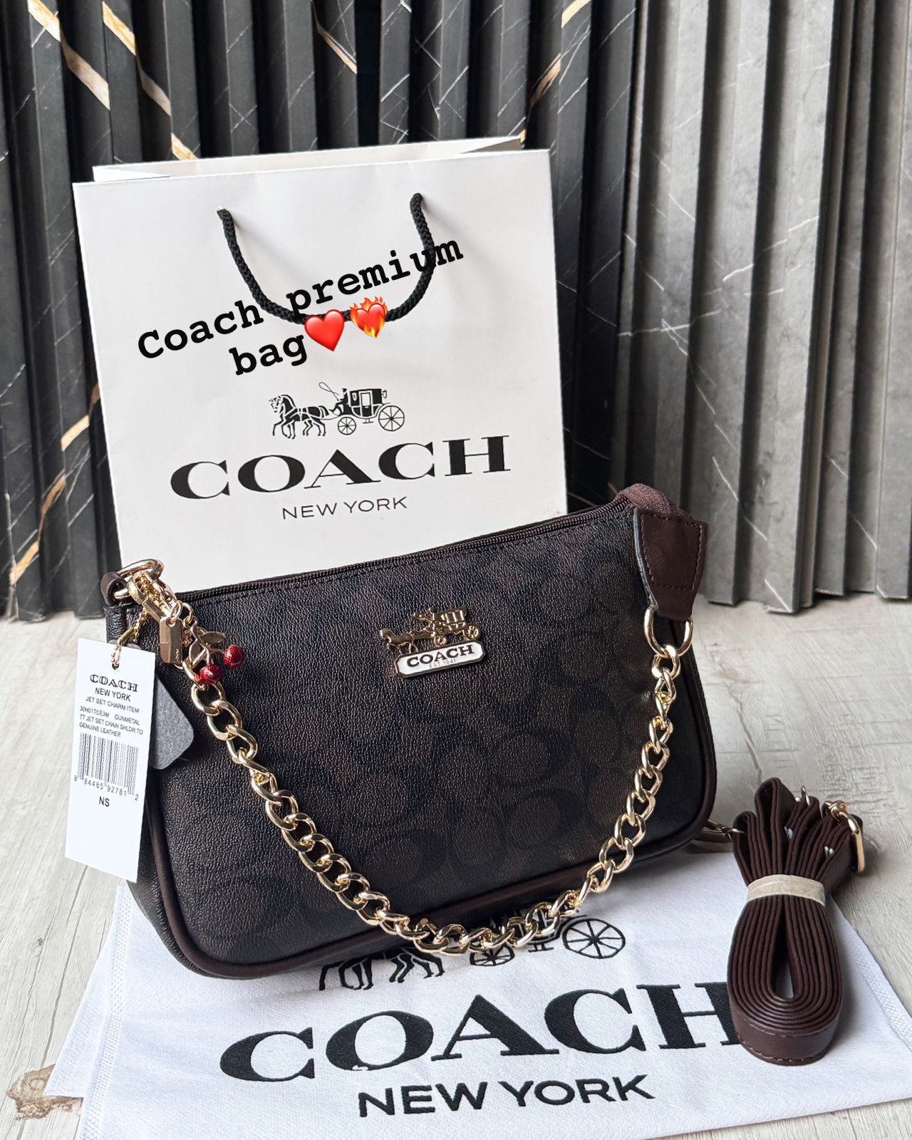 COACH Hanging Purse