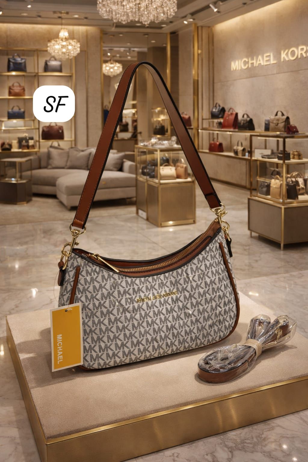 Michael Kors Mini Handbag with Dual Sling