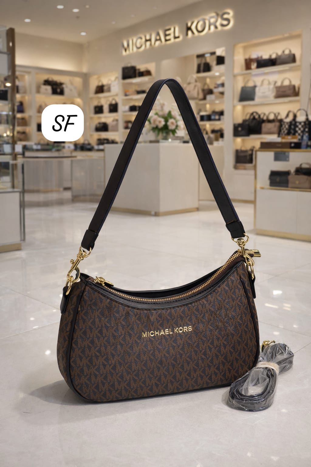 Michael Kors Mini Handbag with Dual Sling