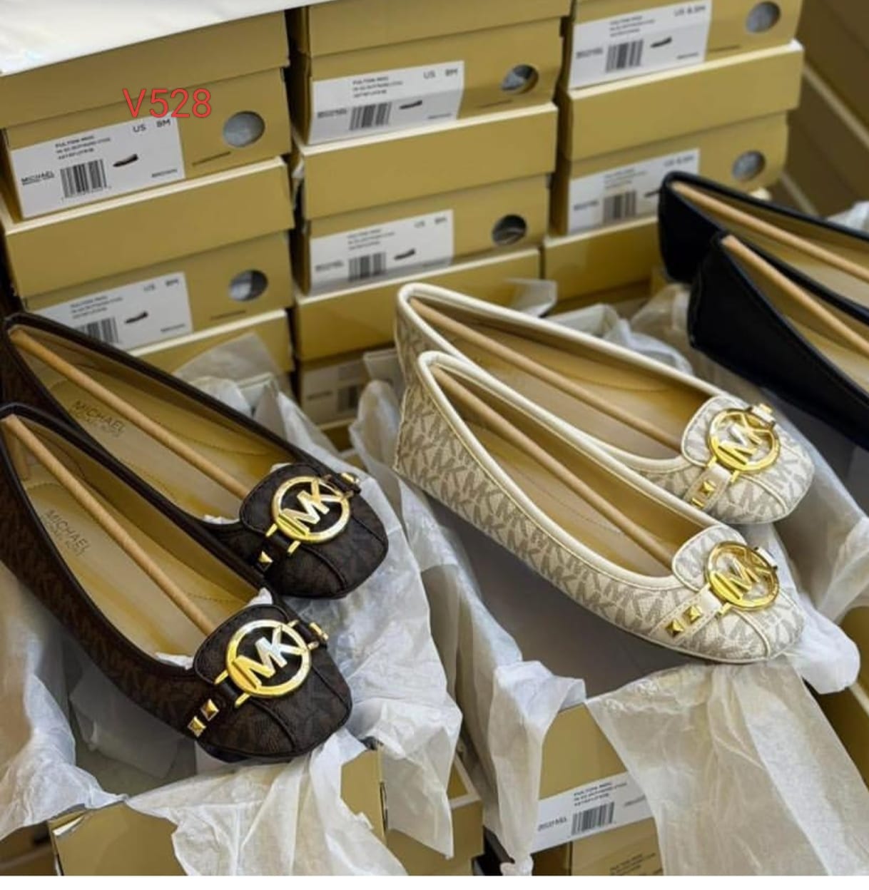 Michael Kors Fulton Studded Logo Moccasin