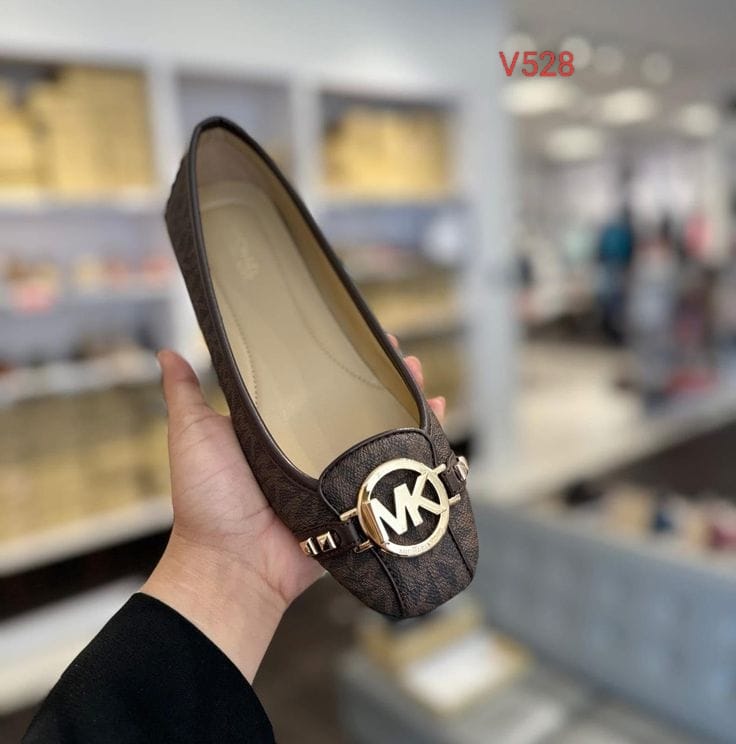 Michael Kors Fulton Studded Logo Moccasin