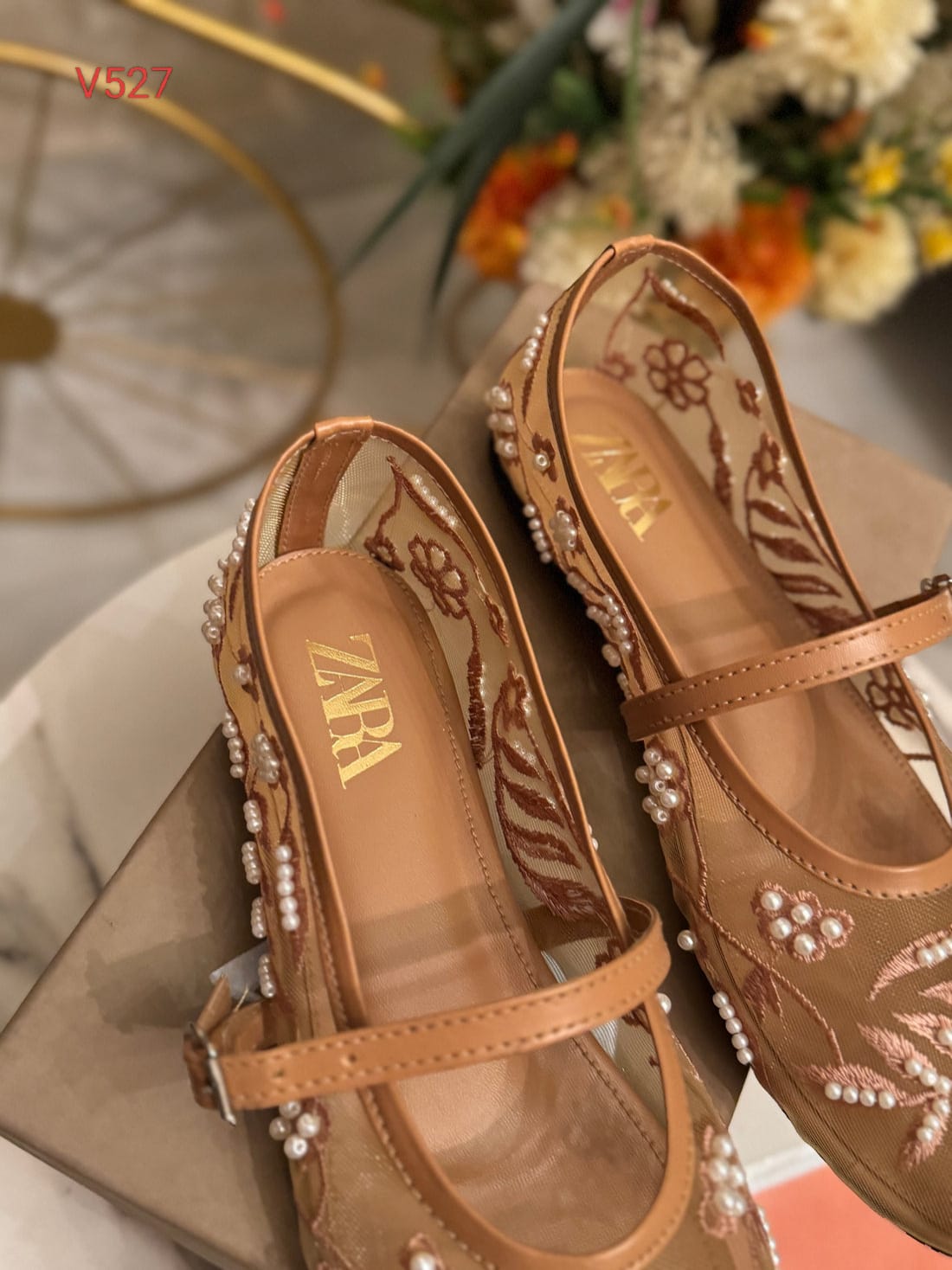 ZARA Flat Ballerina Shoes