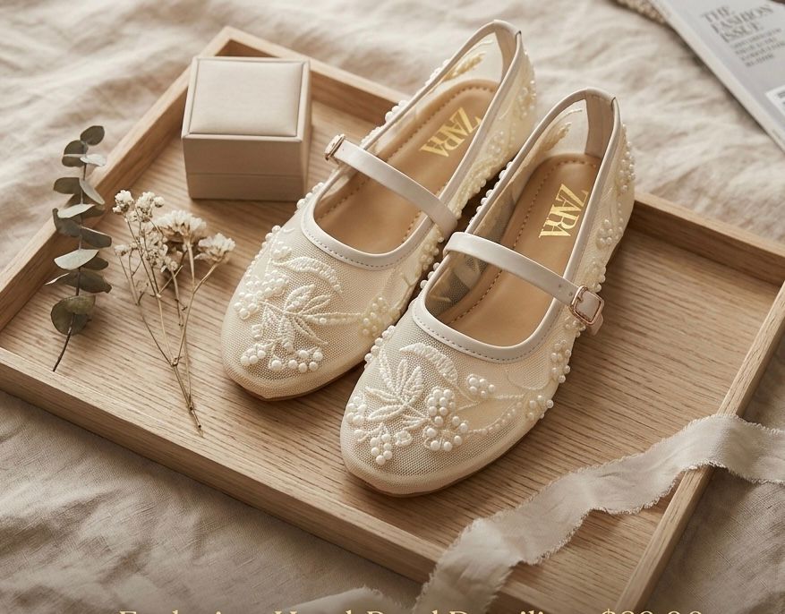 ZARA Flat Ballerina Shoes