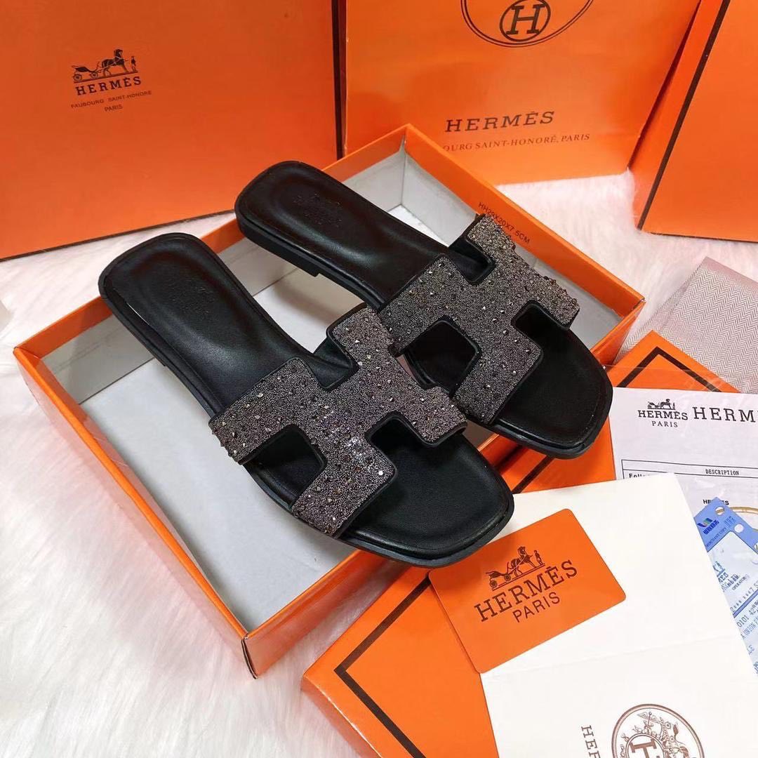 HERMES ORAN SLIPPERS