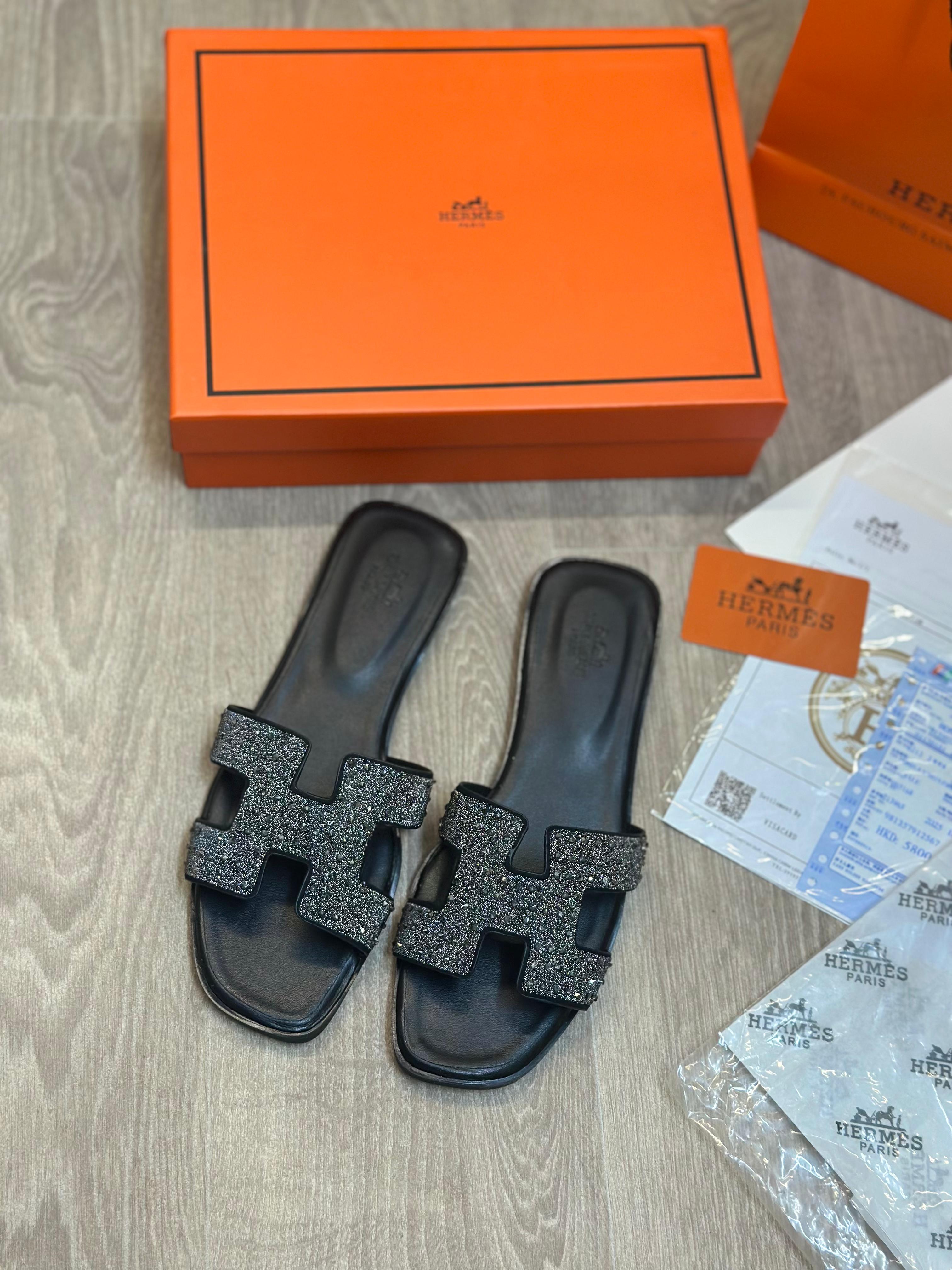 HERMES ORAN SLIPPERS
